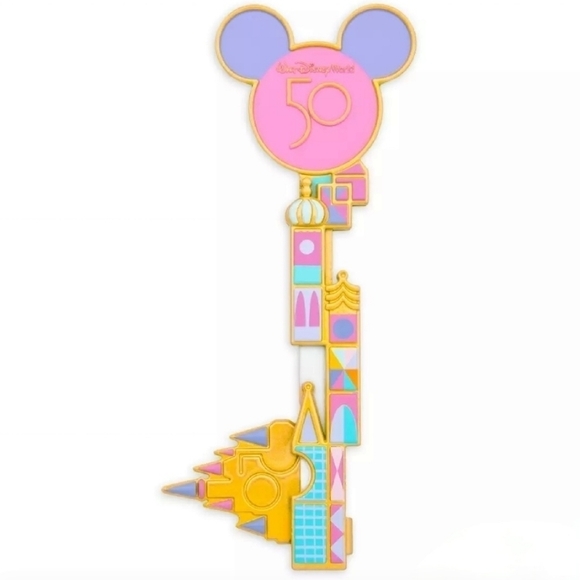 Disney it's a small world Mickey Mouse The Main Attraction Collectible Key - Picture 2 of 5